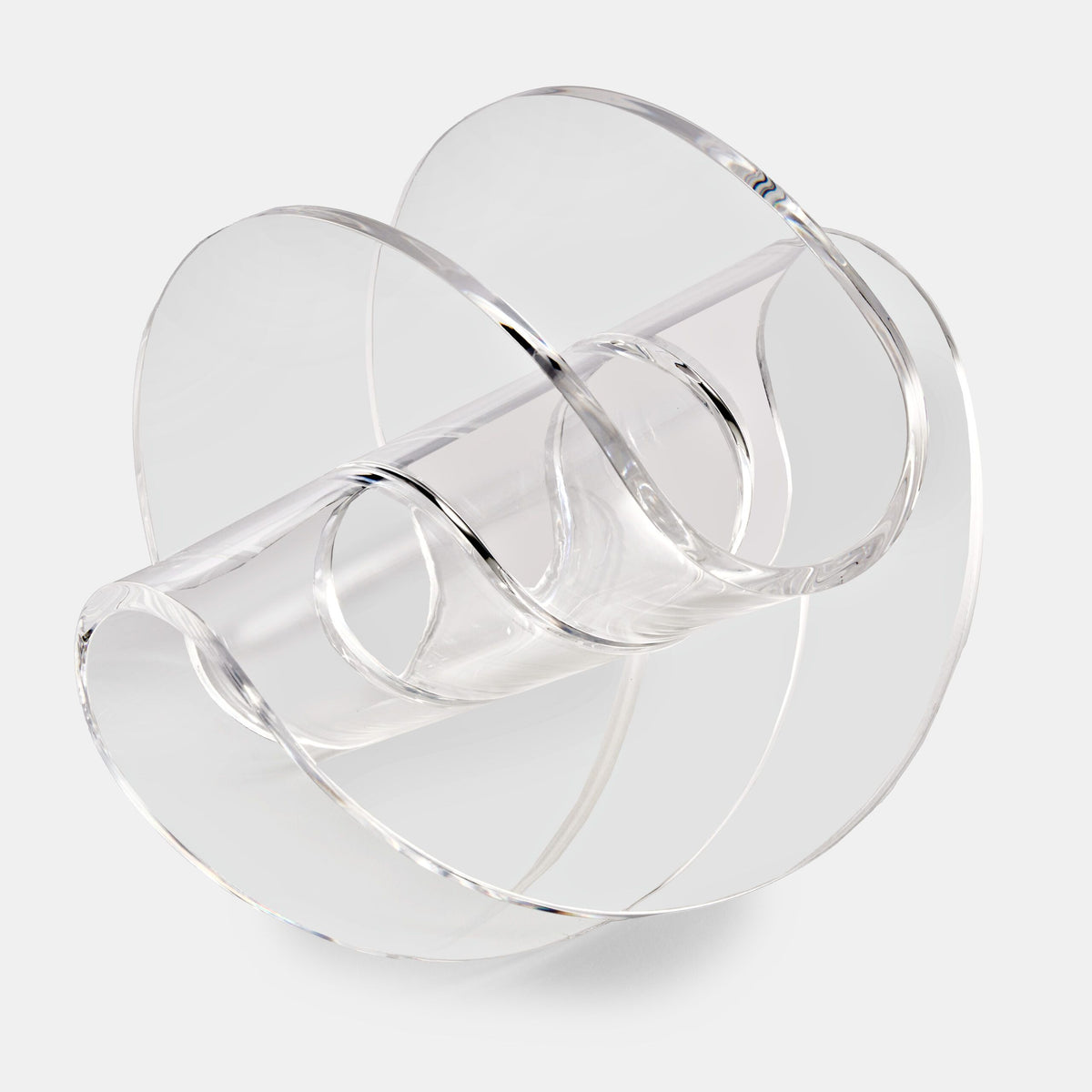 Cosmic Clear Acrylic Sculpture - Housewarming Gift