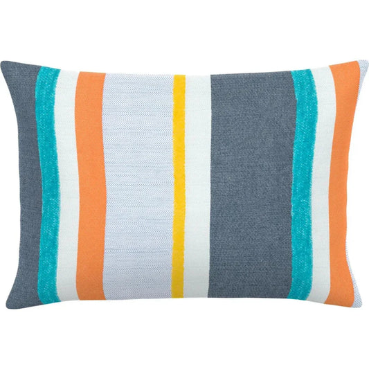 Facinate Laguna Handmade Outdoor Pillow-Outdoor Pillows-Earnest Collection-20"x13" Lumbar-LOOMLAN