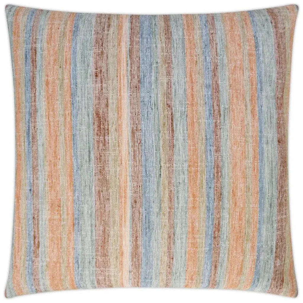 Faded Stripe Spice Red Throw Pillow Insert - LOOMLAN - D.V. Kap - Throw Pillows