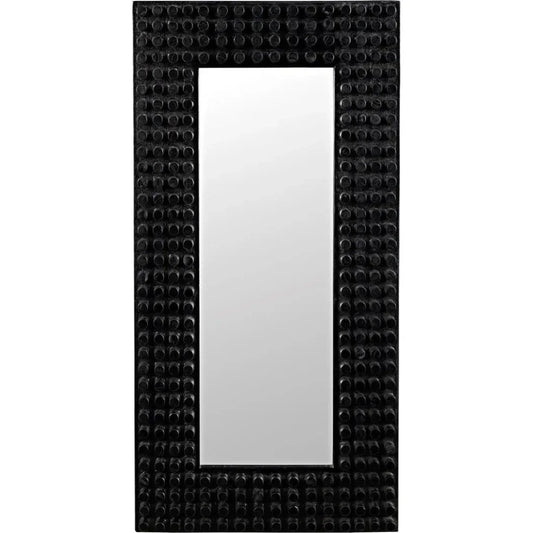 Faustus Mirror Black Wall Mirror - LOOMLAN - Noir - Wall Mirrors