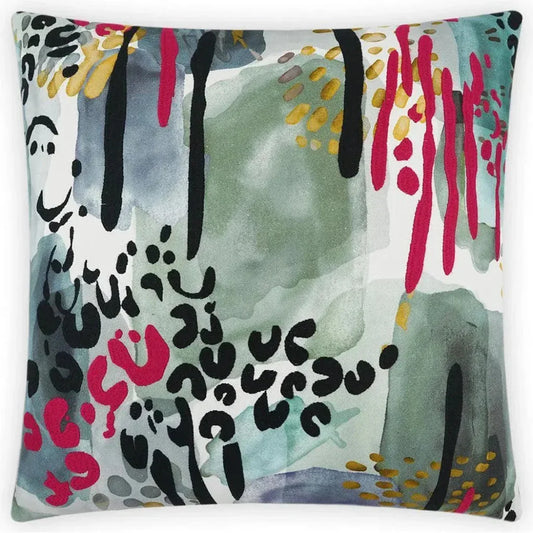 Fauve Oasis Multi Color Throw Pillow Insert - LOOMLAN - D.V. Kap - Throw Pillows