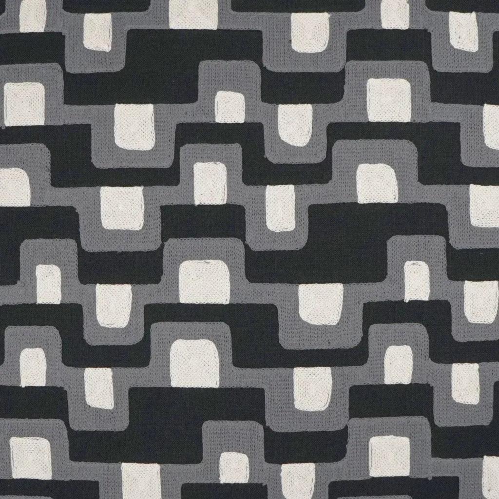 Final Touch Abstract Black Grey Large Throw Pillow - LOOMLAN - D.V. Kap - Throw Pillows
