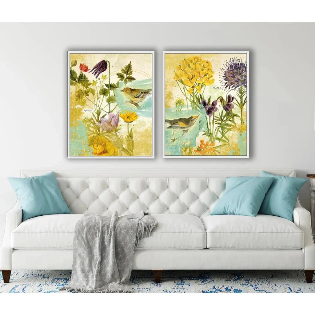 First Bird the Garden Artwork d Canvas Floating - LOOMLAN - LOOMLAN - Canvas Art