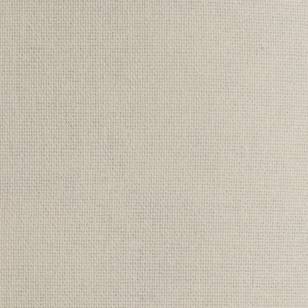 LOOMLAN Flanged Ivory Throw Pillow With Down Insert