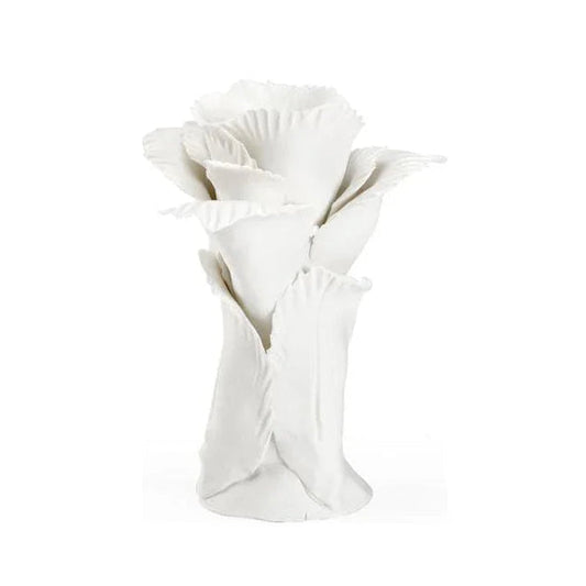 Flower Handmade Ceramic Tulip Sculpture - LOOMLAN - Chelsea House - Statues & Sculptures