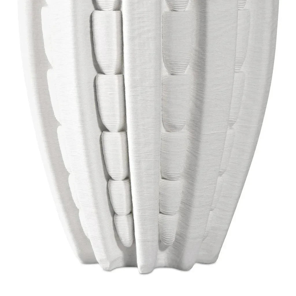 Fluted Medium Vase - LOOMLAN - Currey & Co - Vases & Jars