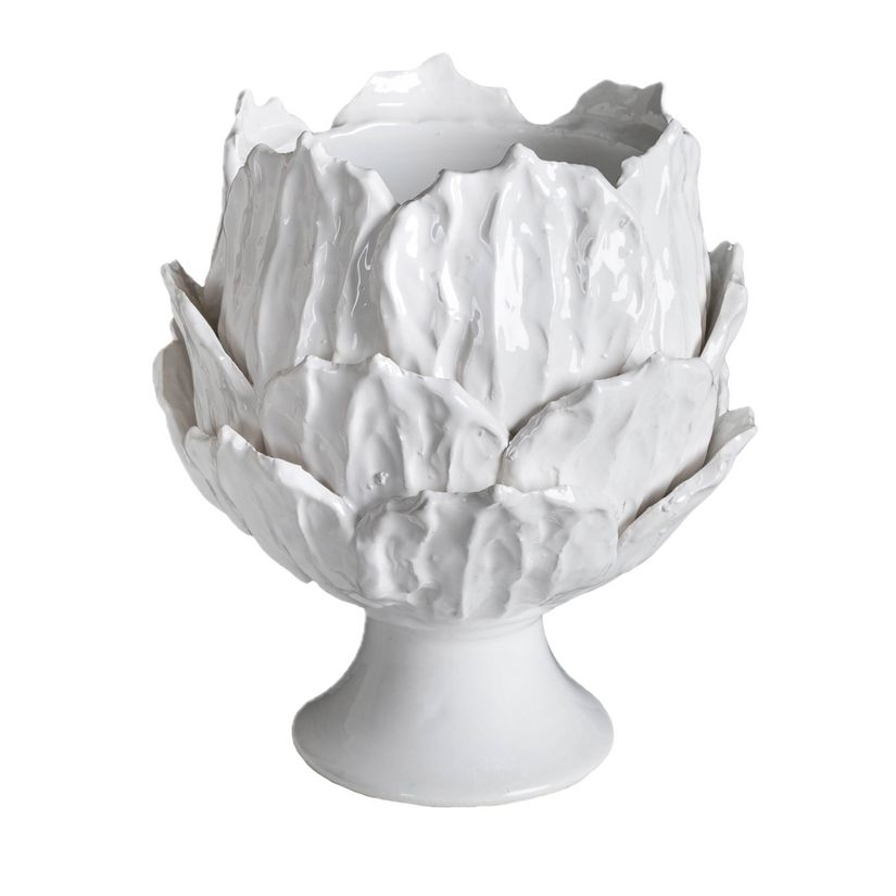 Abigails Foliage Handmade Ceramic Footed Cachepot