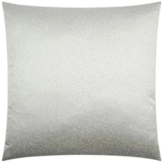 Folly Crystal Glam Solid Silver Large Throw Pillow - LOOMLAN - D.V. Kap - Throw Pillows