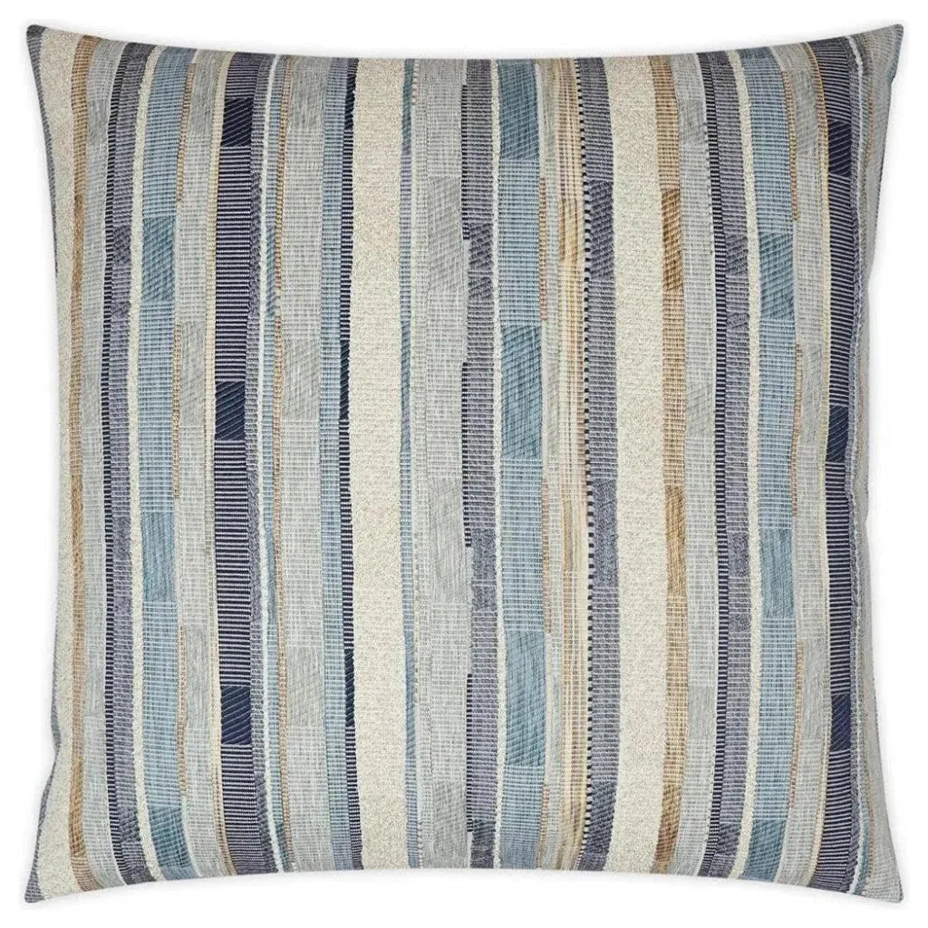Forbode Stripes Mist Large Throw Pillow Insert - LOOMLAN - D.V. Kap - Throw Pillows