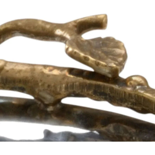 Fresh Twig Hammered Steel Made Bowl - LOOMLAN - Wildwood - Boxes & Bowls