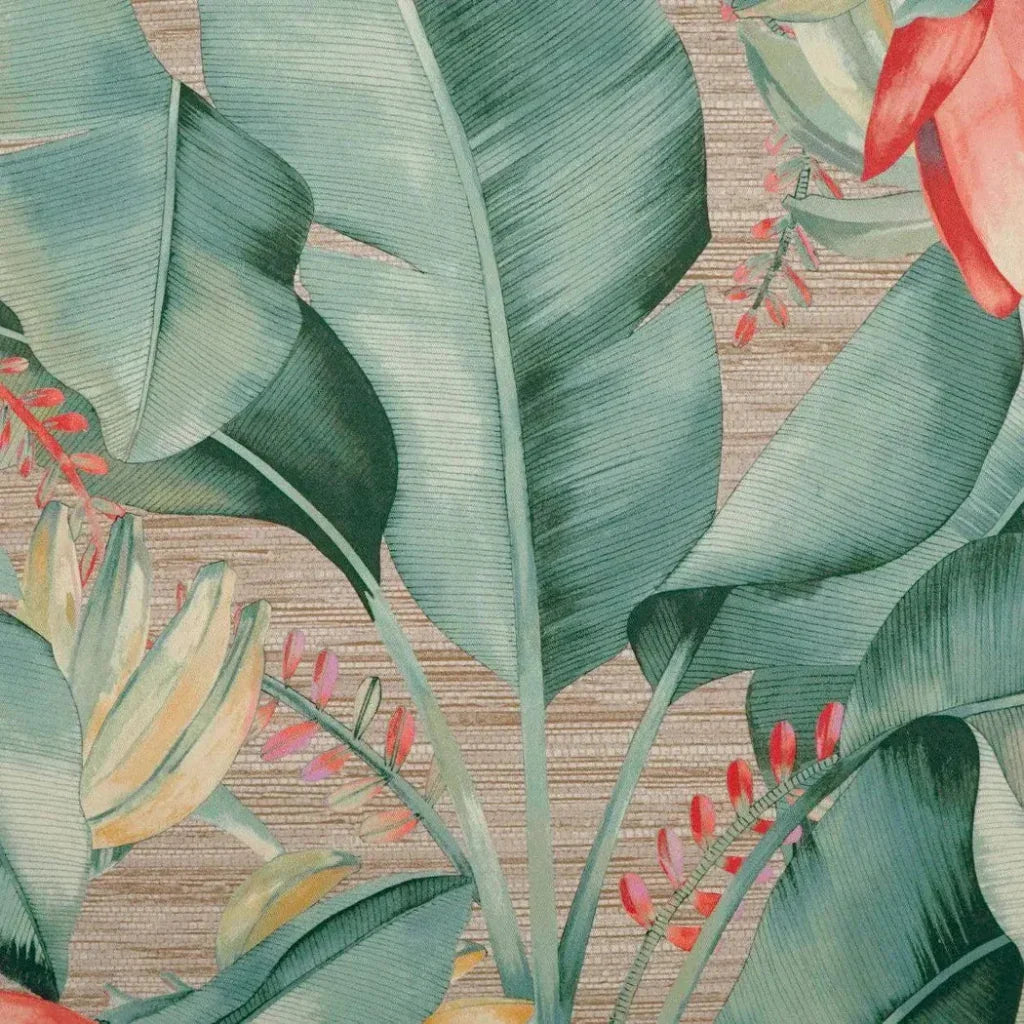 Fronds Beach Floral Green Large Throw Pillow Insert - LOOMLAN - D.V. Kap - Throw Pillows