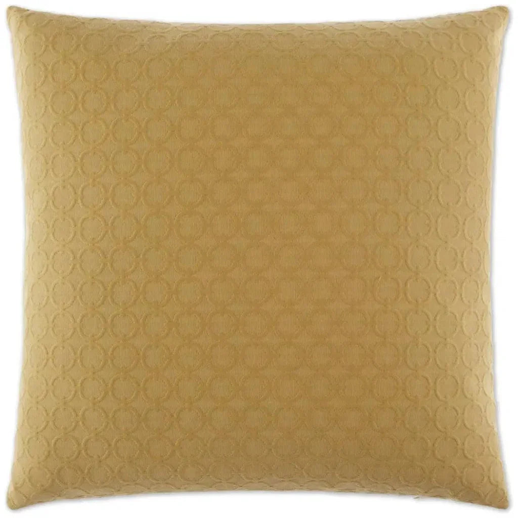 Full Circle Yellow Throw Pillow With Insert - LOOMLAN - D.V. Kap - Throw Pillows