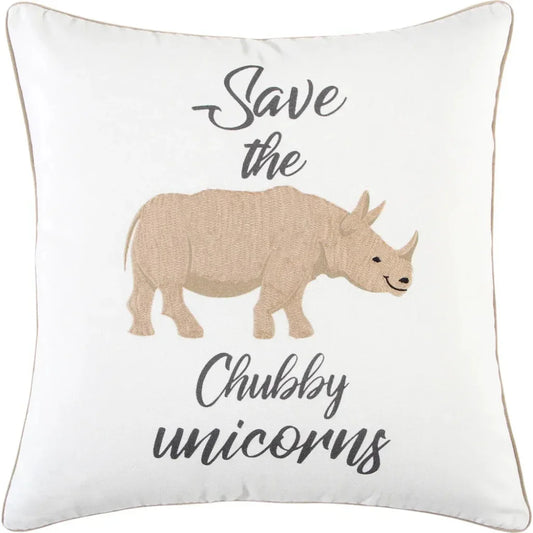 Fun Words Decorative Couch Pillows Down Insert - LOOMLAN - LOOMLAN - Throw Pillows