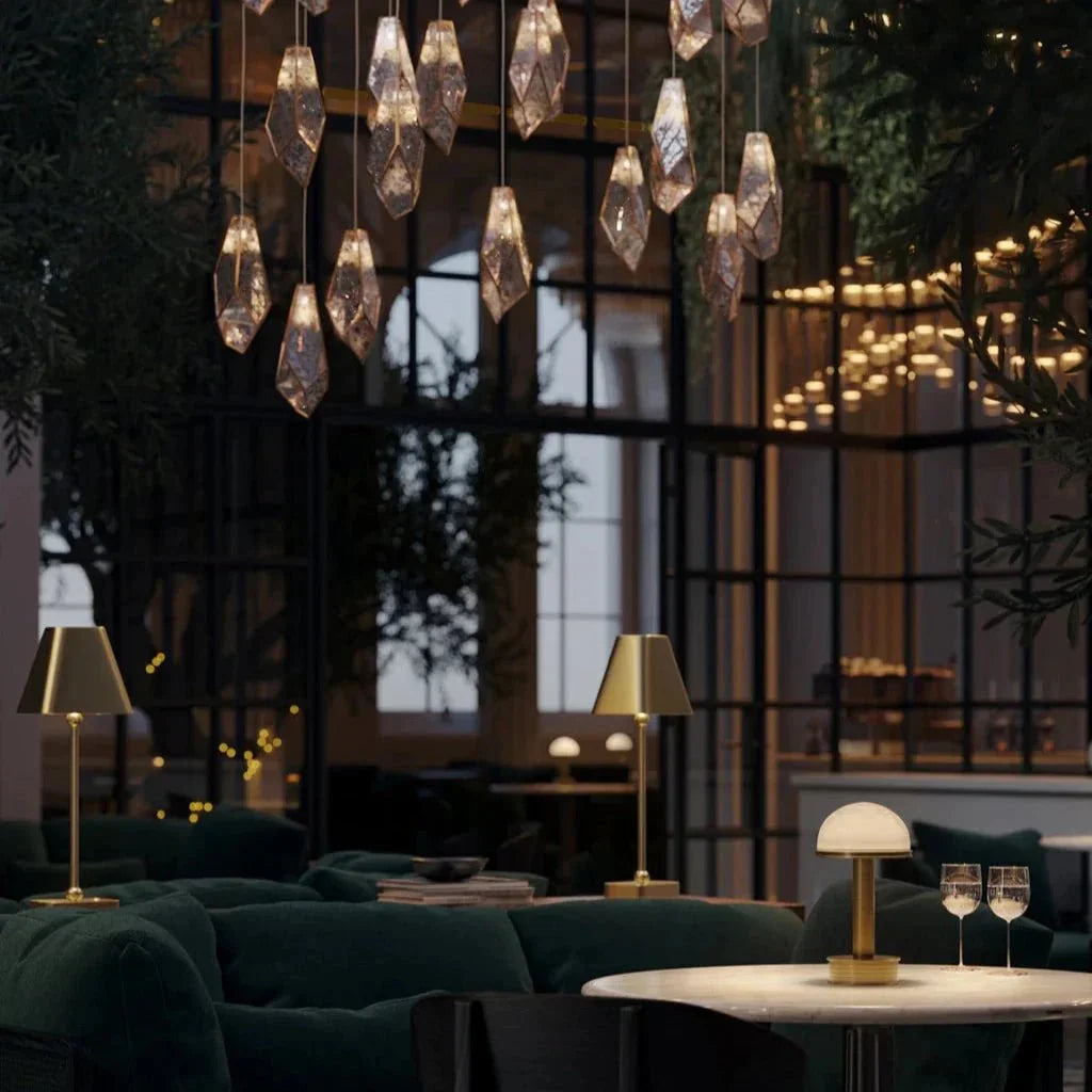 Gadabout Brass Cordless Table Lamp - LOOMLAN - Currey & Co - Table Lamps
