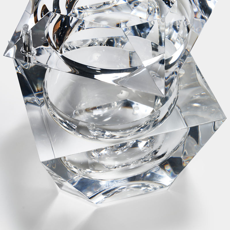 Luho Design House Gemma Clear Acrylic Ice Bucket