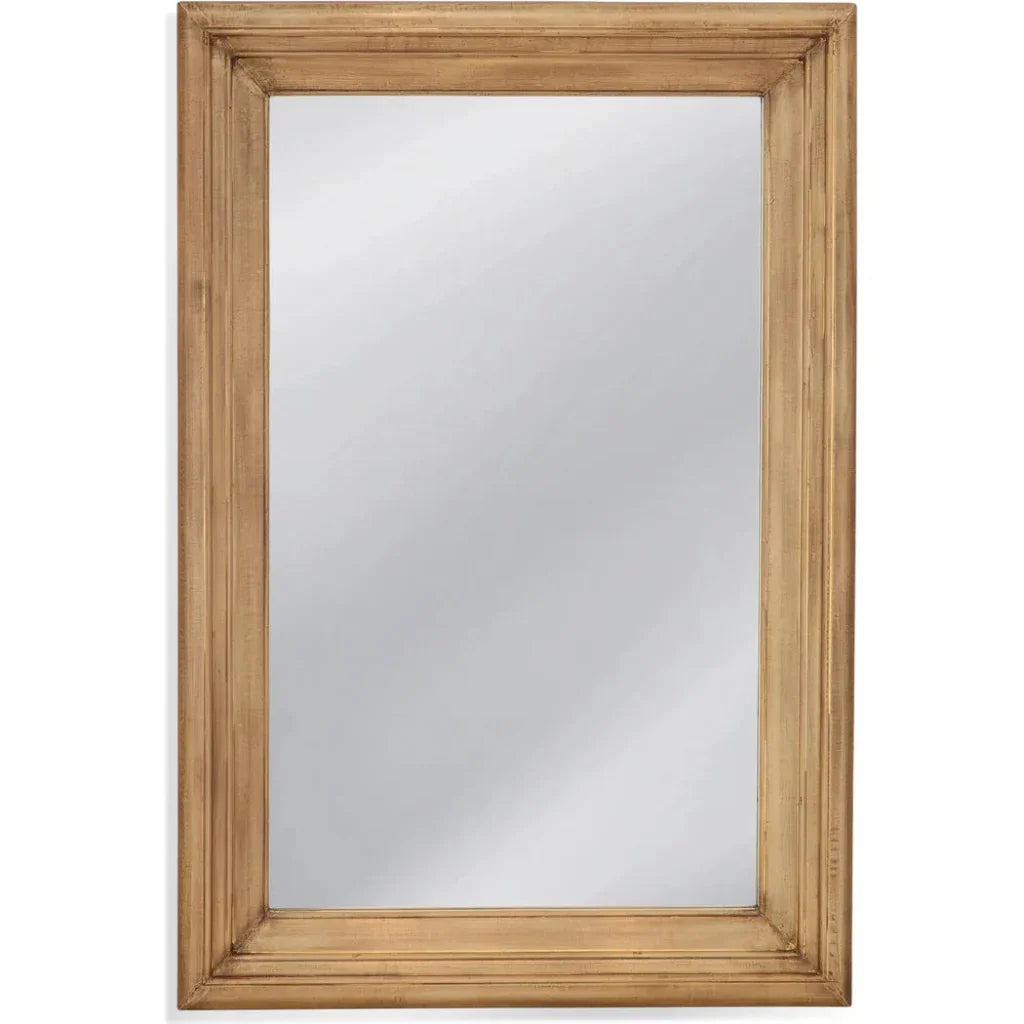 Geoffrey Metal Brown Vertical Wall Mirror - LOOMLAN - Bassett Mirror - Wall Mirrors