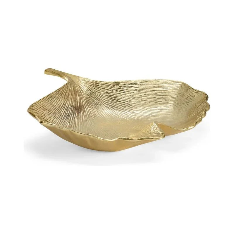 Ginkgo Textured Aluminum Made Tray - LOOMLAN - Wildwood - Trays