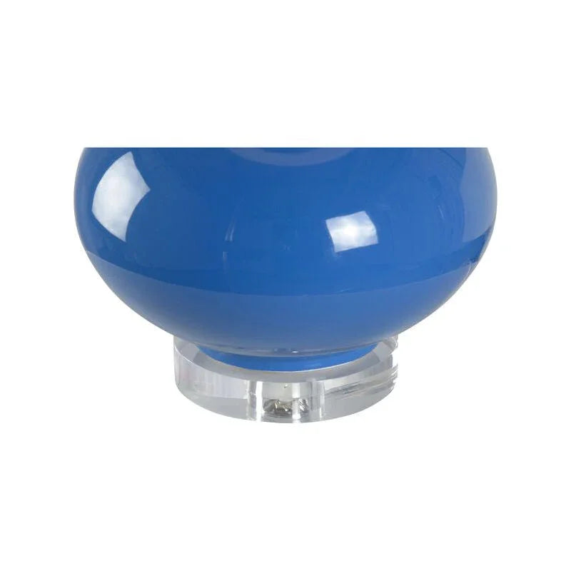 Ginny Vibrant Blue Chic Lighting Piece Table Lamp - LOOMLAN - Wildwood - Table Lamps