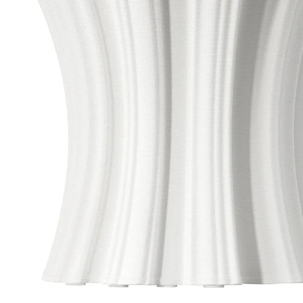 Godet Modern Design White Porcelain Vase - LOOMLAN - Currey & Co - Vases & Jars