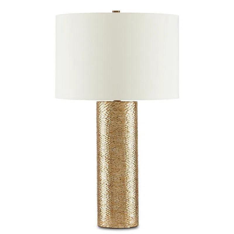 Gold Glimmer Gold Table Lamp - LOOMLAN - Currey & Co - Table Lamps