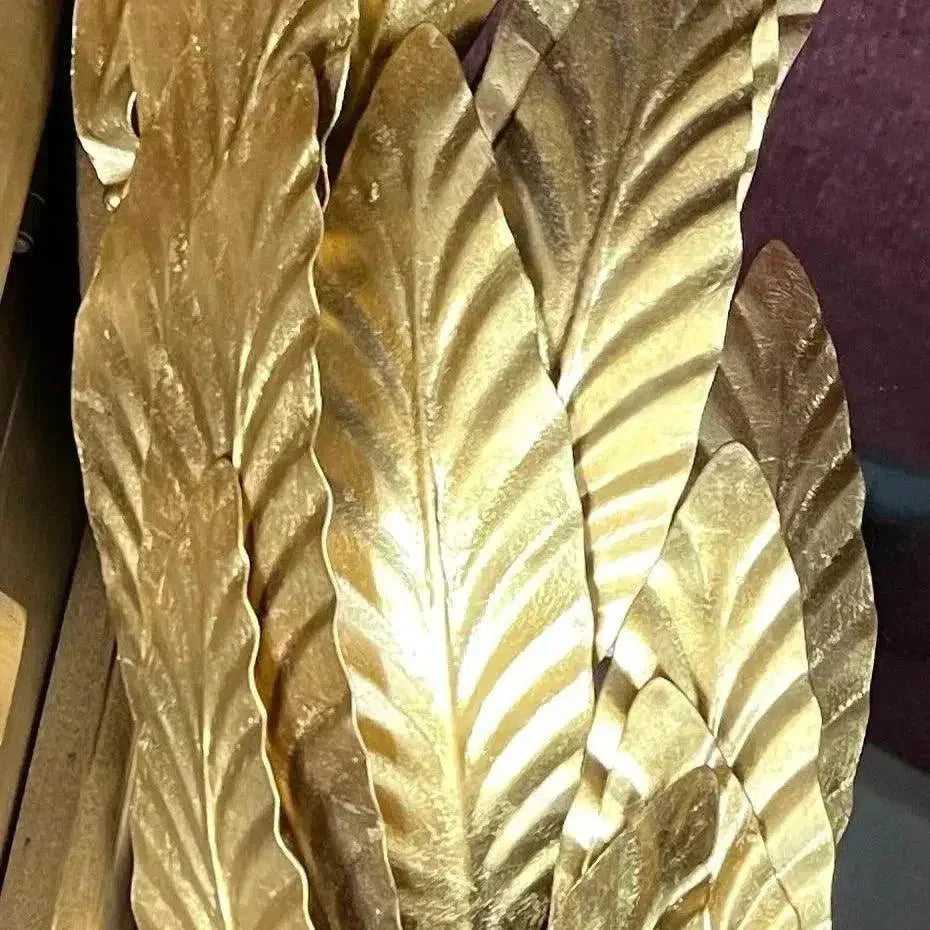 Gold Leaf Apollo Wall Sconce - LOOMLAN - Currey & Co - Wall Sconces