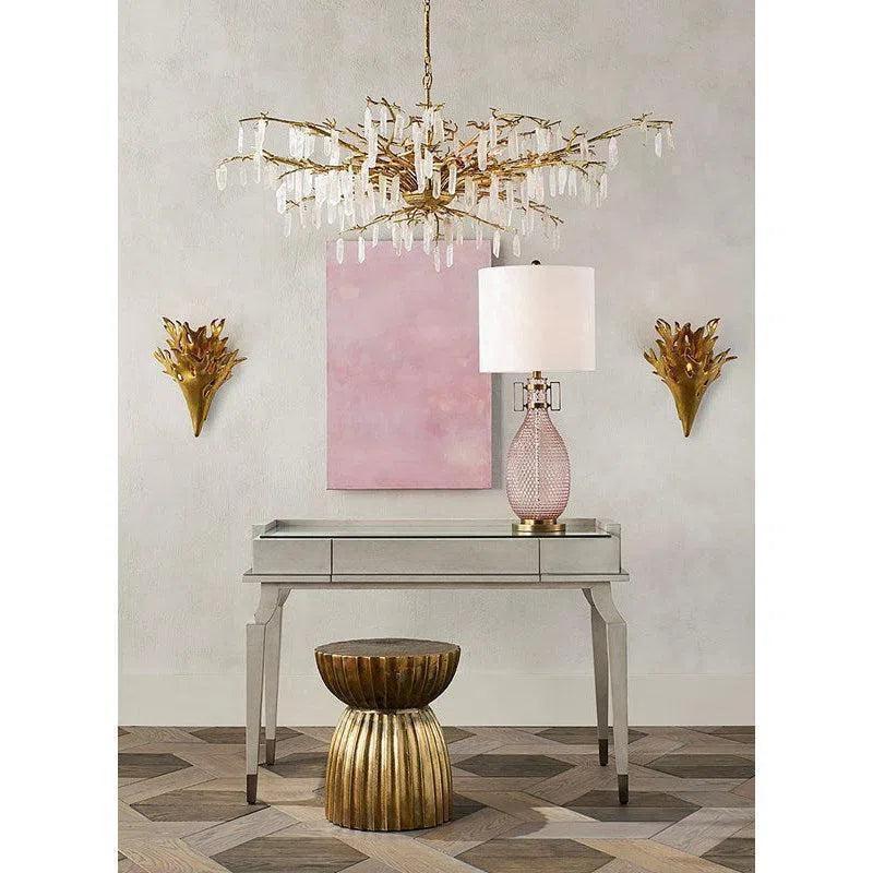 Gold Leaf Formby Wall Sconce Marjorie Skouras - LOOMLAN - Currey & Co - Wall Sconces