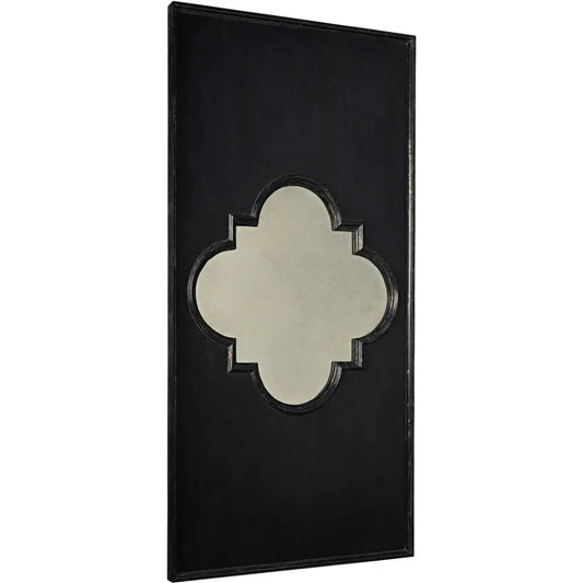 Good Luck Wood Black Vertical Mirror - LOOMLAN - Noir - Wall Mirrors