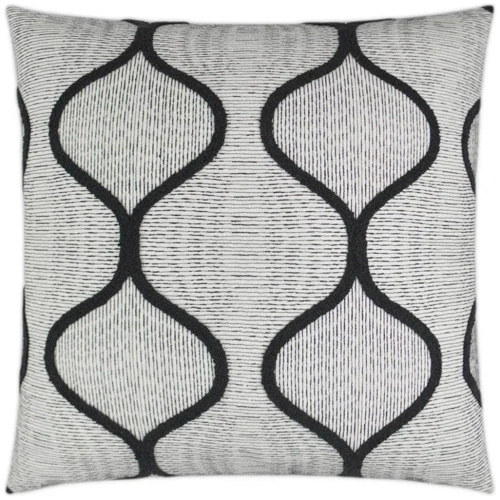 Gradient Black Throw Pillow With Insert - LOOMLAN - D.V. Kap - Throw Pillows