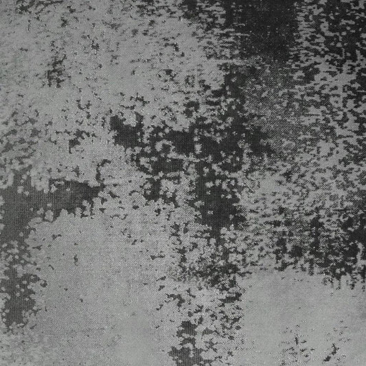 Grated Gunmetal Solid Silver Grey Large Throw Pillow - LOOMLAN - D.V. Kap - Throw Pillows