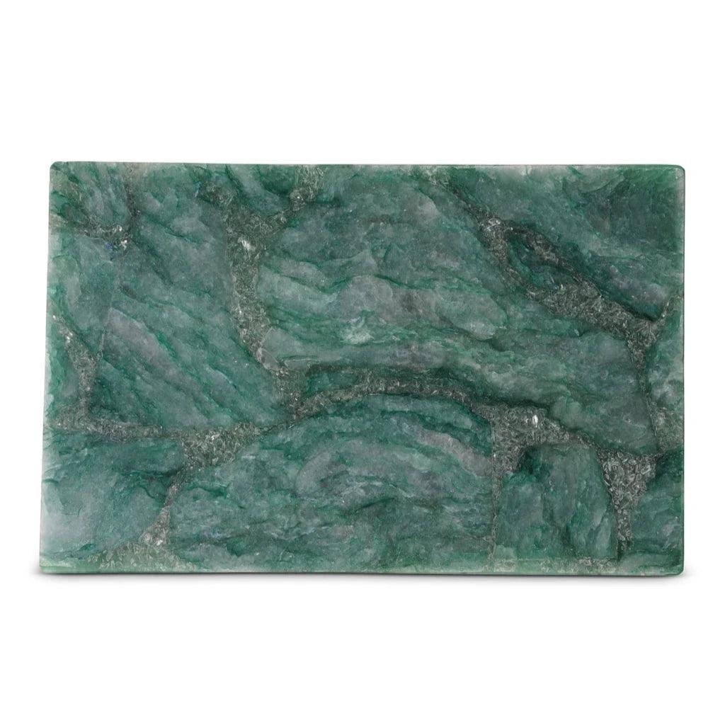 Green Aventurine Box - LOOMLAN - Currey & Co - Boxes & Bowls