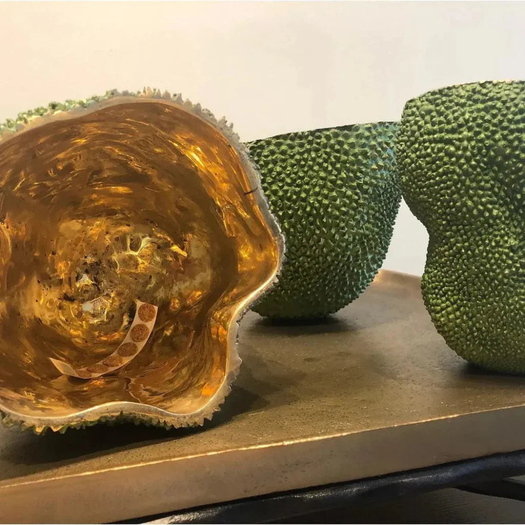 Green Gold Jackfruit Large Vase - LOOMLAN - Currey & Co - Vases & Jars