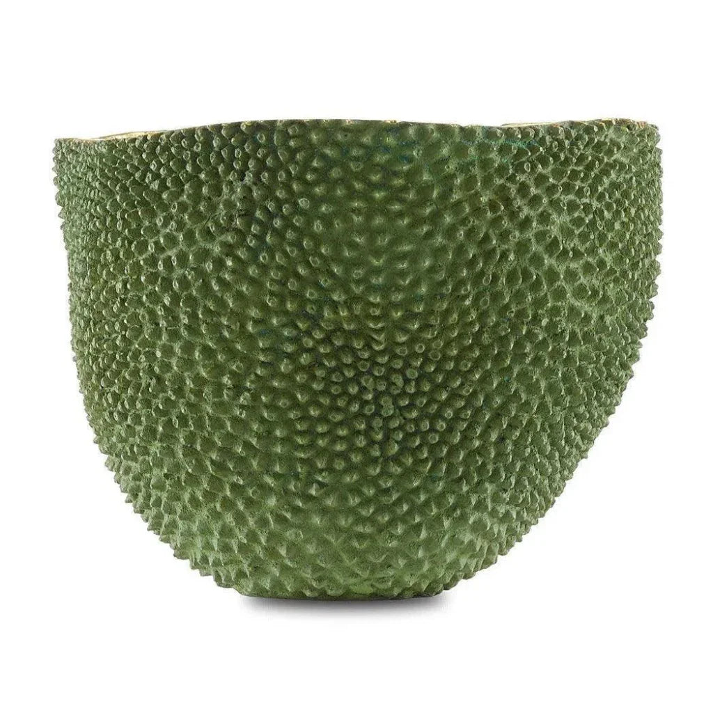 Green Gold Jackfruit Large Vase - LOOMLAN - Currey & Co - Vases & Jars