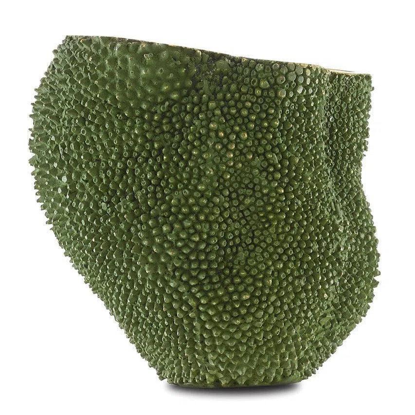 Green Gold Jackfruit Medium Vase - LOOMLAN - Currey & Co - Vases & Jars