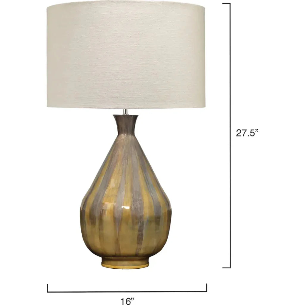 Grey Iron Daybreak Table Lamp - LOOMLAN - Jamie Young - Table Lamps