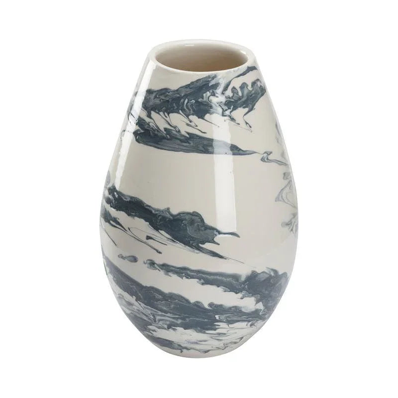 Grigio Marble Made Vase - LOOMLAN - Chelsea House - Vases & Jars