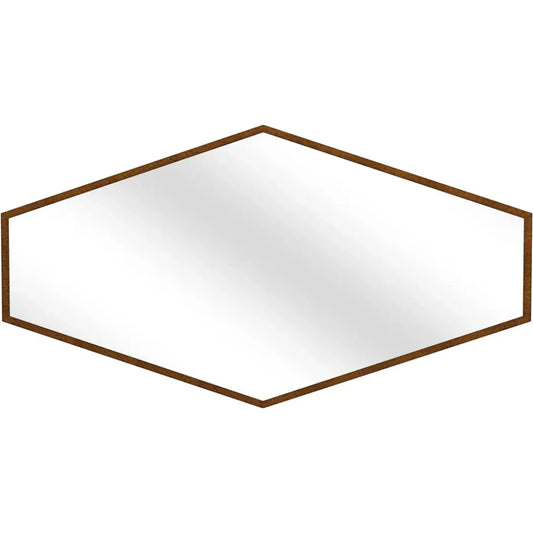 Haines Wood Gold Wall Mirror - LOOMLAN - Bassett Mirror - Wall Mirrors