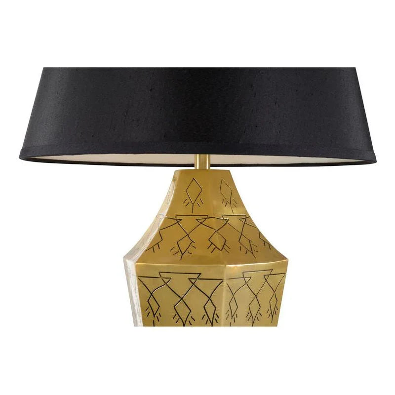 Wildwood Hand Carved Writings On The Wall Lamp