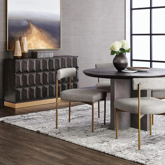 Hand - Painted Art With Gold Frame - LOOMLAN - SUNPAN - Canvas Art