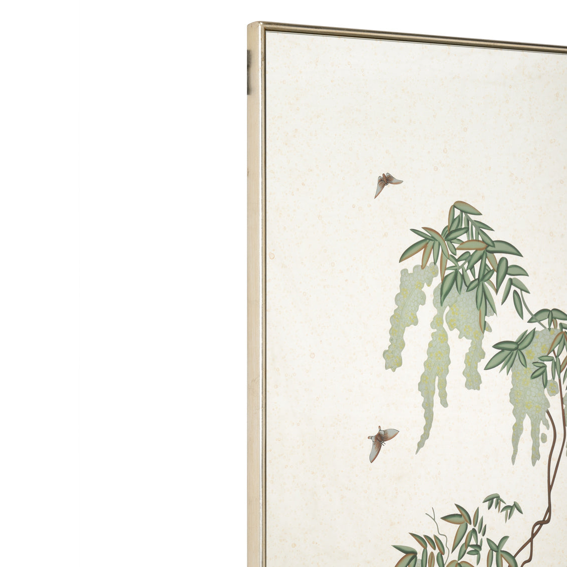 Hand-painted Flowering Tree Panel Canvas Art