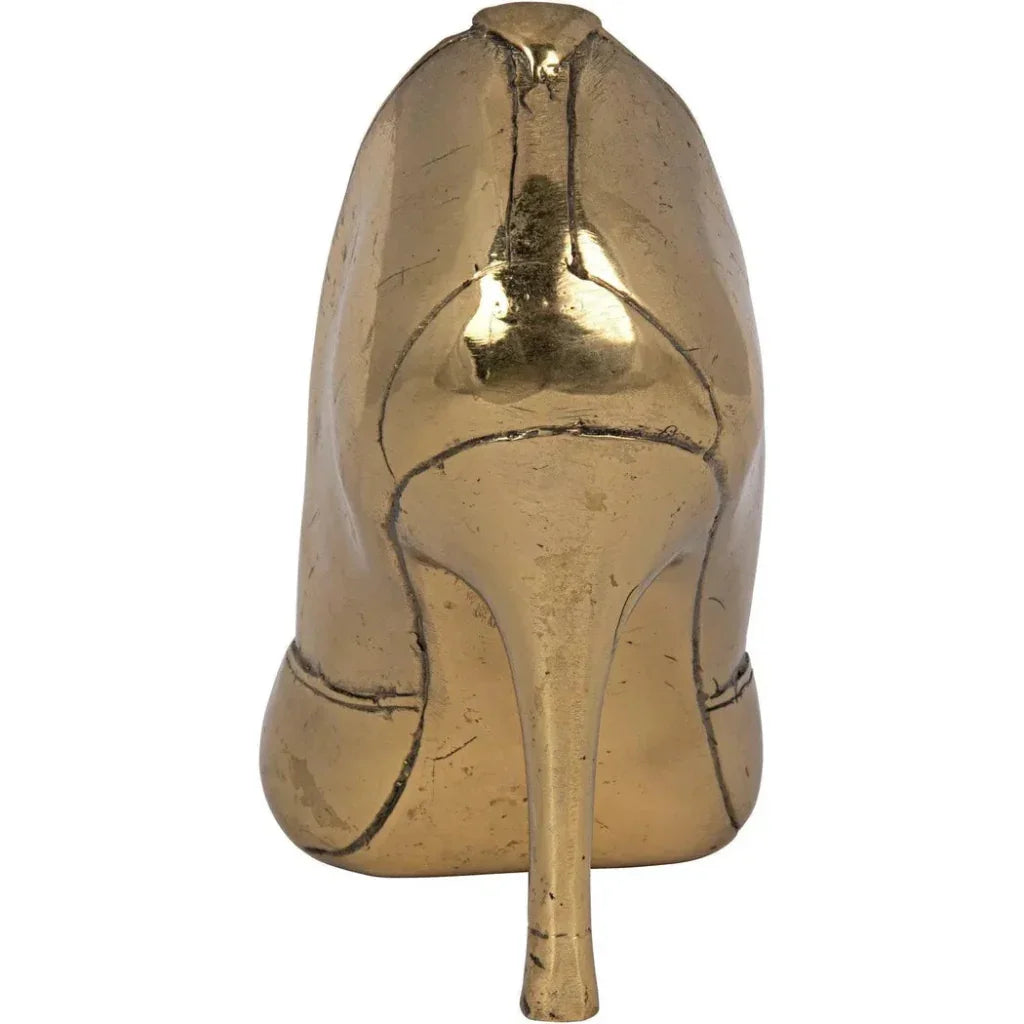 Heel Antique Brass Sculpture - LOOMLAN - Noir - Statues & Sculptures