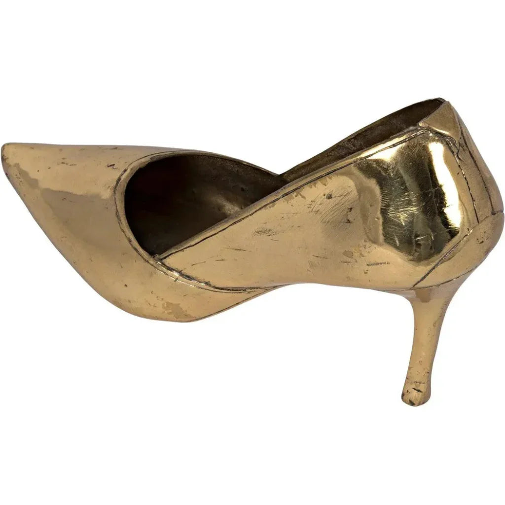Heel Antique Brass Sculpture - LOOMLAN - Noir - Statues & Sculptures