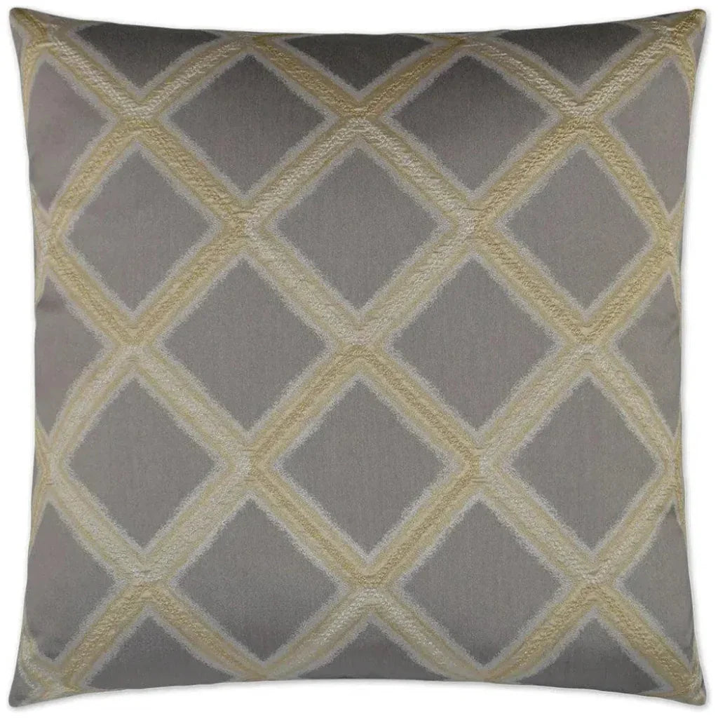 Hekla Patina Grey Throw Pillow With Insert - LOOMLAN - D.V. Kap - Throw Pillows