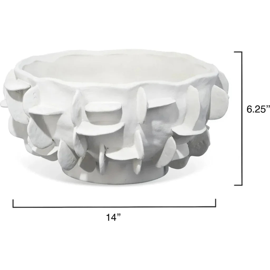 Helios Hand Formed Ceramic Bowl - LOOMLAN - Jamie Young - Boxes & Bowls