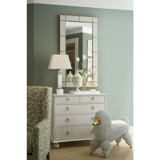 Herman Hesse Wood Framed Wall Mirror - LOOMLAN - Chelsea House - Wall Mirrors