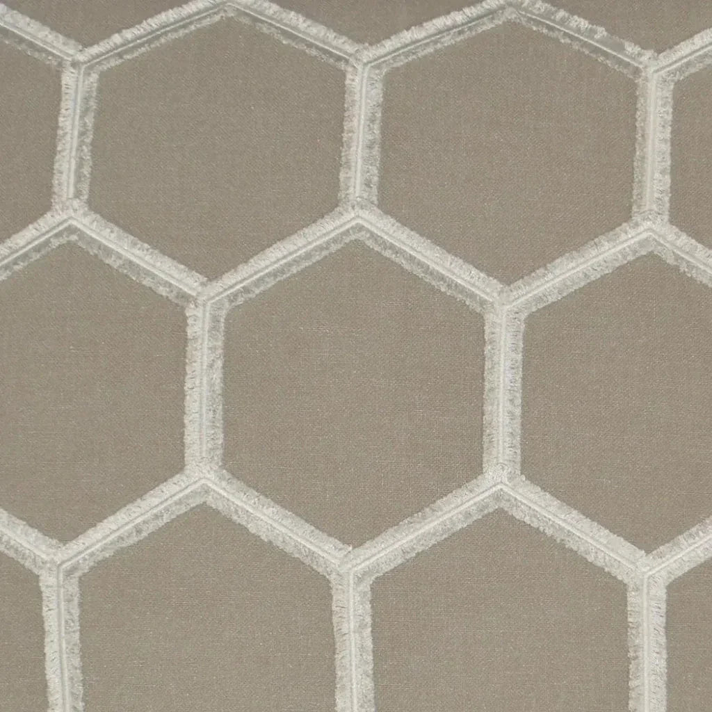 Hex Brown Throw Pillow With Insert - LOOMLAN - D.V. Kap - Throw Pillows