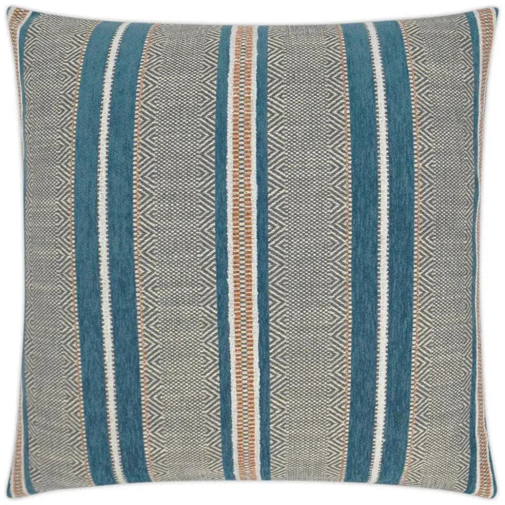 Highland Lake Blue Throw Pillow With Insert - LOOMLAN - D.V. Kap - Throw Pillows