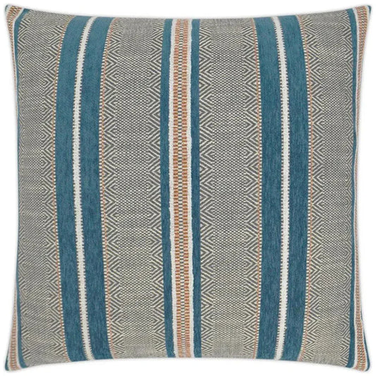 Highland Lake Blue Throw Pillow With Insert - LOOMLAN - D.V. Kap - Throw Pillows