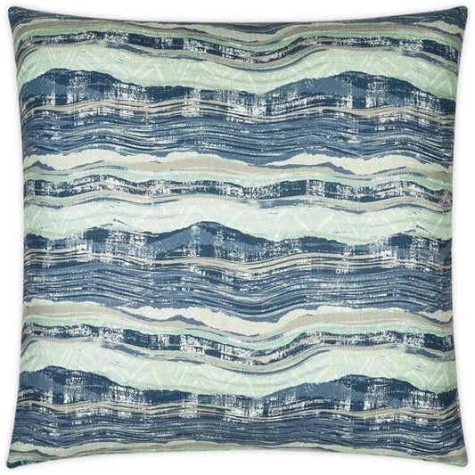 Highway River Nautical Blue Large Throw Pillow Insert - LOOMLAN - D.V. Kap - Throw Pillows