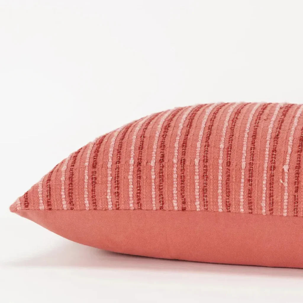 Hilda Textured Lumbar Rectangle Decorative Pillows - LOOMLAN - LOOMLAN - Throw Pillows
