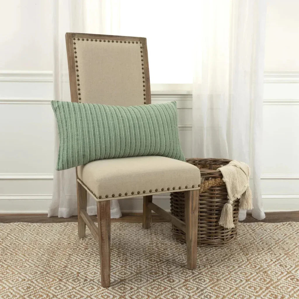 Hilda Textured Lumbar Rectangle Decorative Pillows - LOOMLAN - LOOMLAN - Throw Pillows